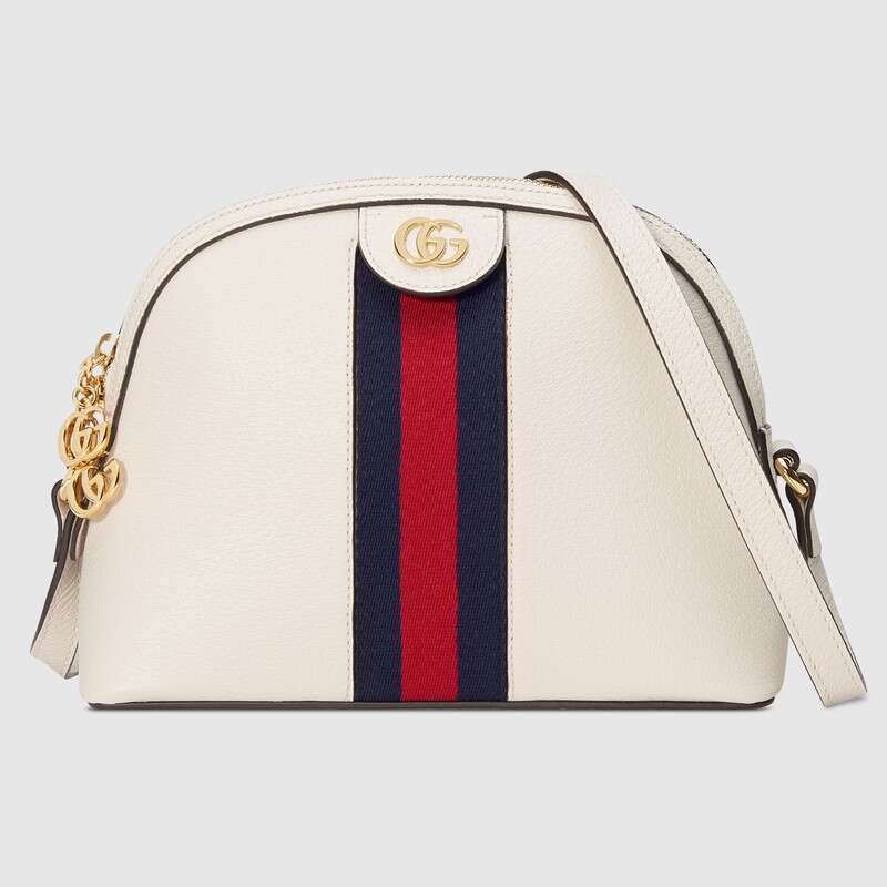 G*u*i gg women rounded top ophidia small shoulder bag in leather