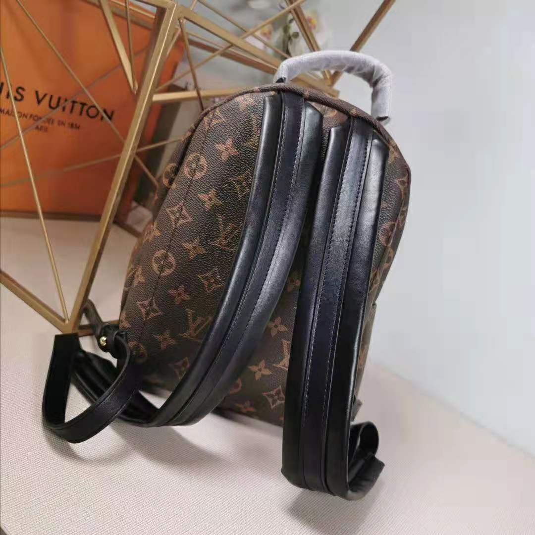 Louis Vuitton LV Women Palm Springs PM Backpack in Monogram Reverse Coated Canvas-Brown