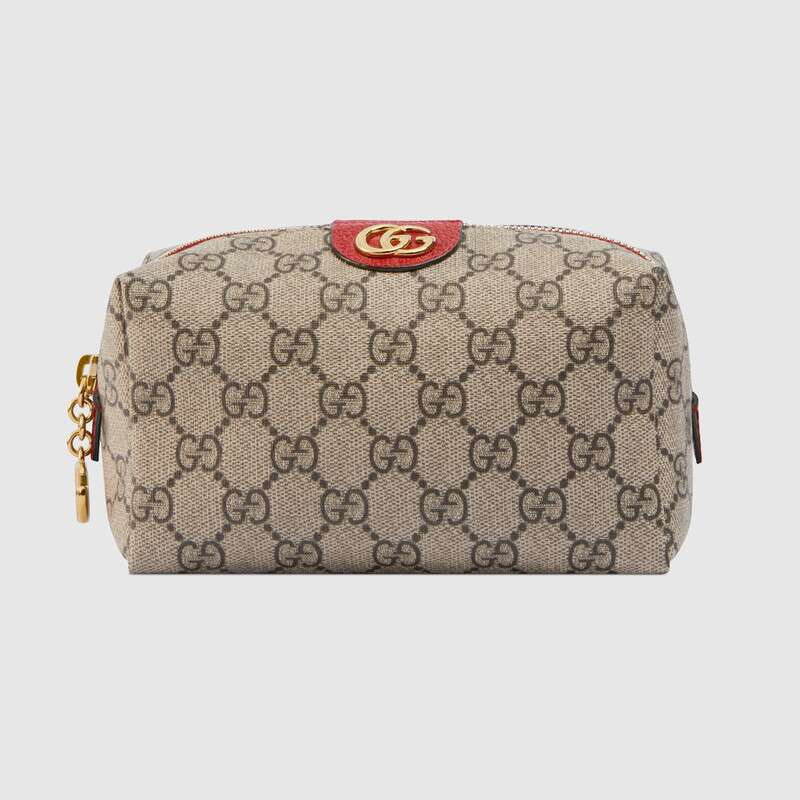 G*u*i gg unisex ophidia gg cosmetic case in gg supreme canvas