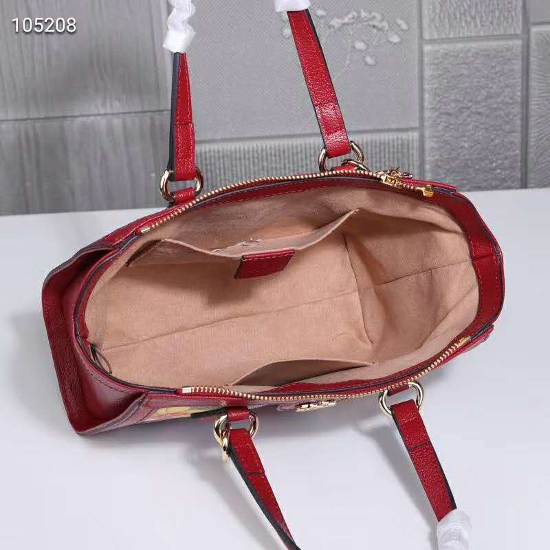 G*u*i gg women ophidia gg flora small tote bag in beige/ebony gg supreme canvas