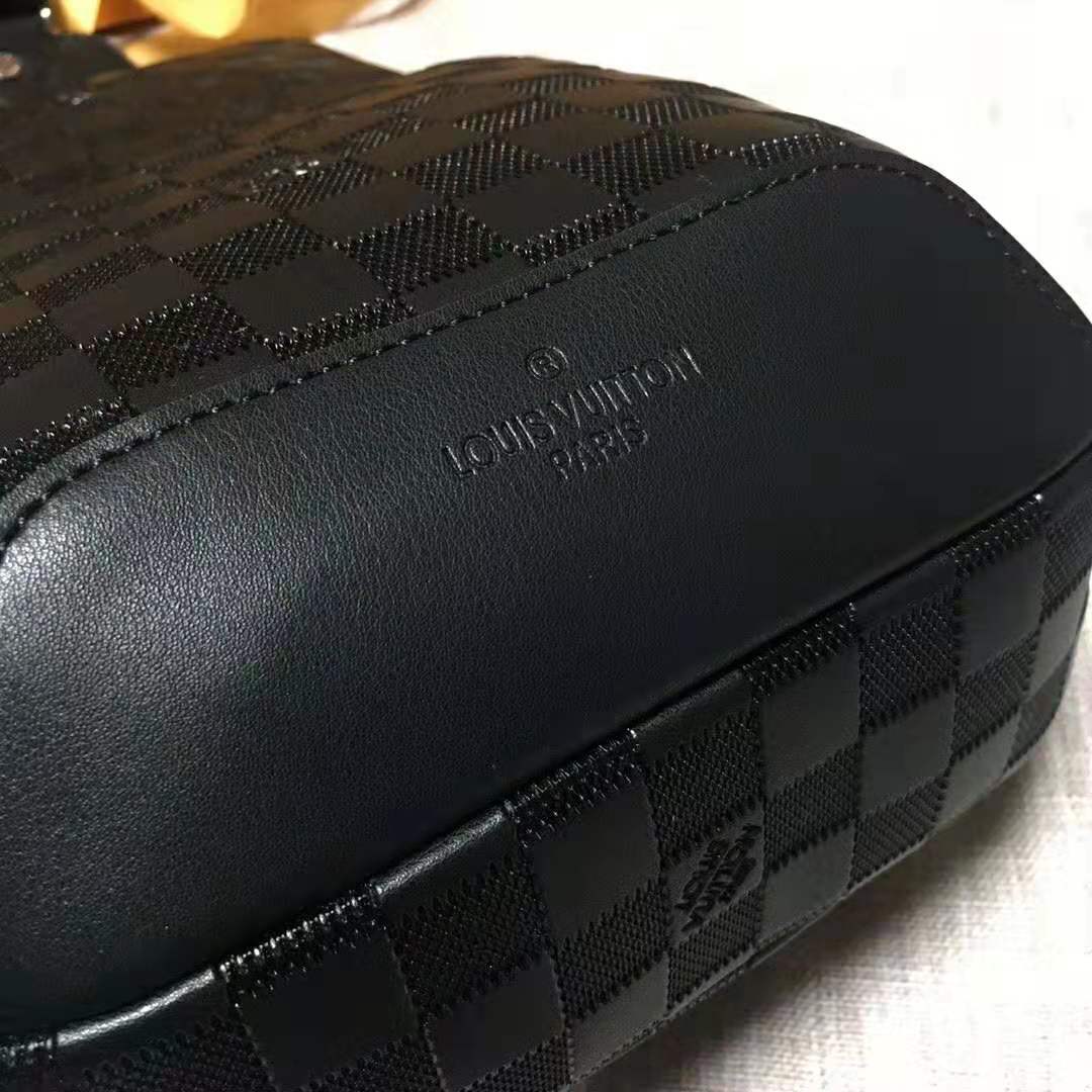 Louis Vuitton LV Men Avenue Sling Bag in Damier Infini Leather-Black