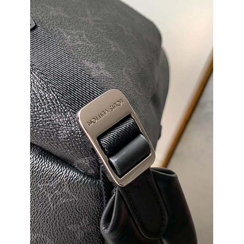 Louis Vuitton LV Unisex Discovery Backpack PM in Supple Monogram Eclipse Coated Canvas