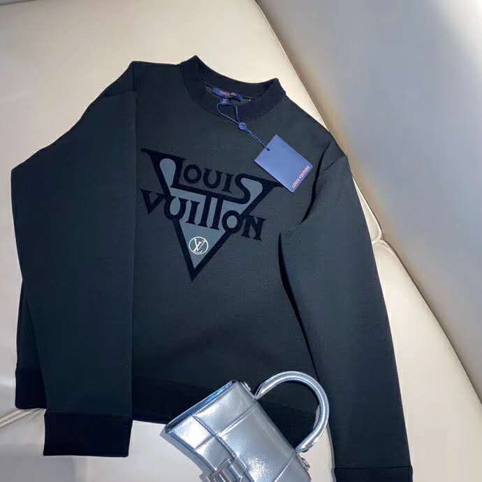 Louis Vuitton LV Women LV Midnight Sweatshirt in Cotton Jersey-Black