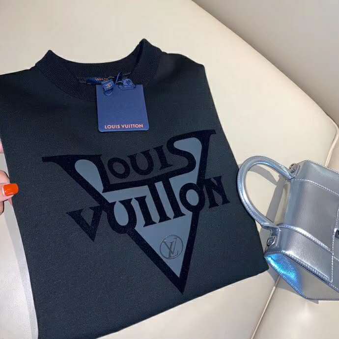 Louis Vuitton LV Women LV Midnight Sweatshirt in Cotton Jersey-Black