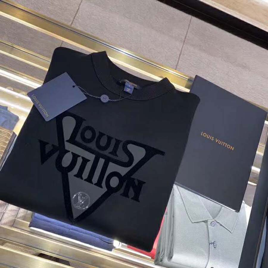 Louis Vuitton LV Women LV Midnight Sweatshirt in Cotton Jersey-Black
