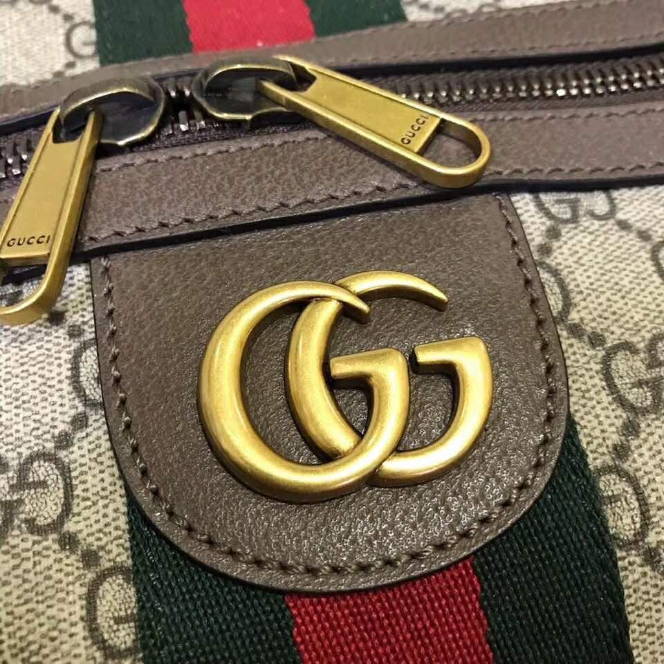 G*u*i gg unisex ophidia gg medium carry-on duffle-brown