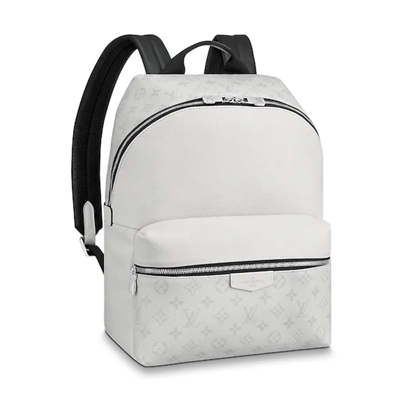 Louis Vuitton LV Unisex Discovery Backpack PM Monogram Canvas Taiga Leather