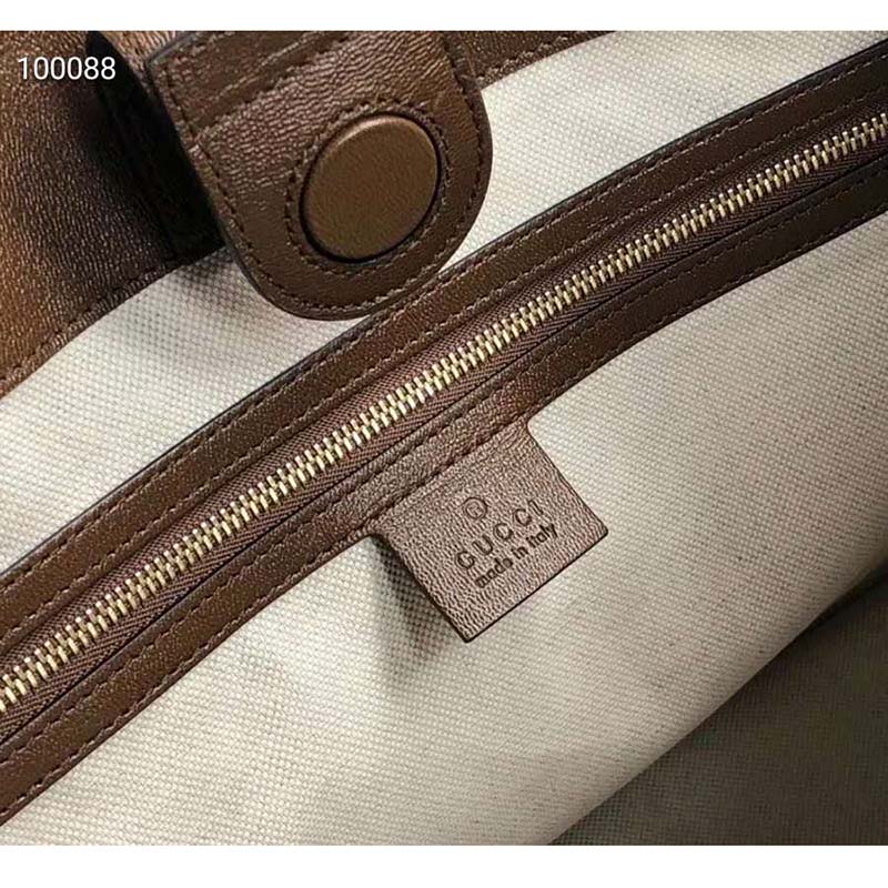 G*u*i gg unisex G*u*i 1955 horsebit large tote bag-brown