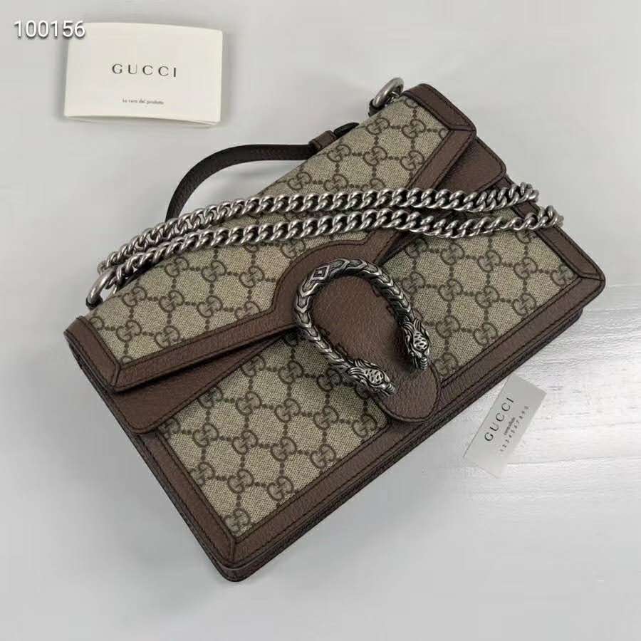 G*u*i gg women dionysus gg top handle bag beige supreme canvas