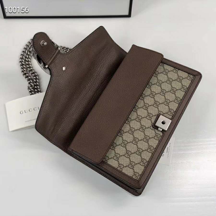 G*u*i gg women dionysus gg top handle bag beige supreme canvas