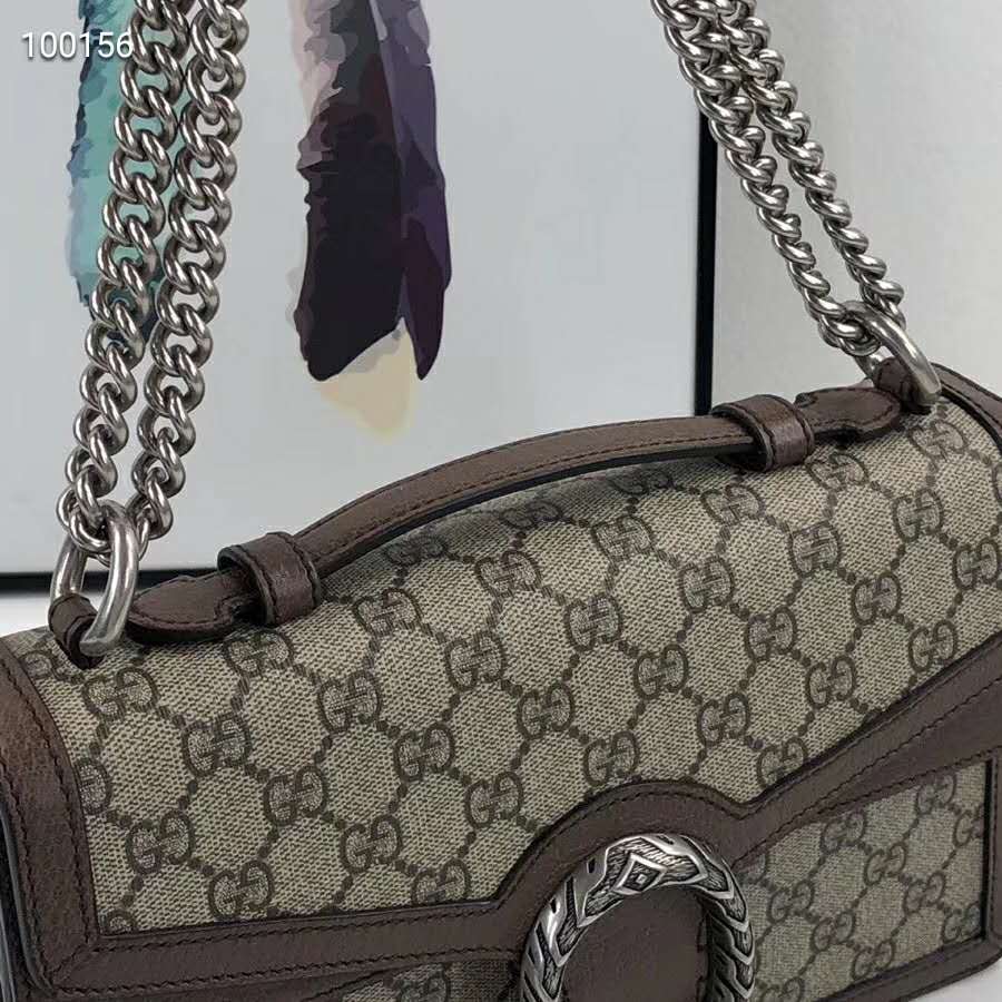 G*u*i gg women dionysus gg top handle bag beige supreme canvas