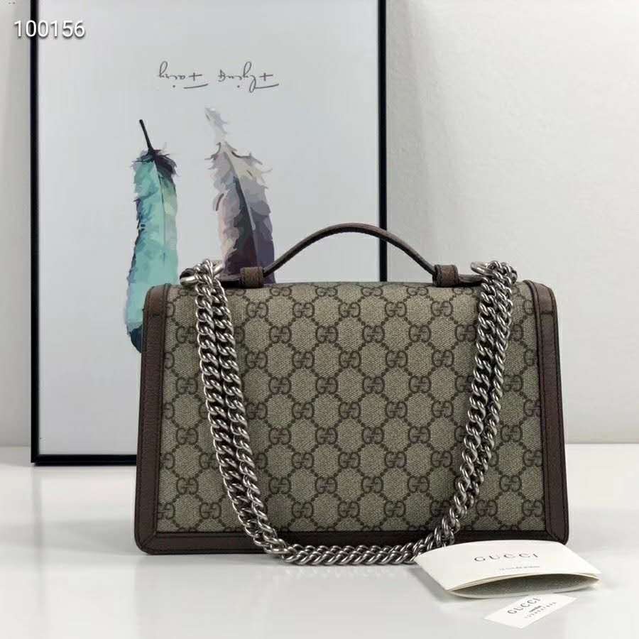 G*u*i gg women dionysus gg top handle bag beige supreme canvas