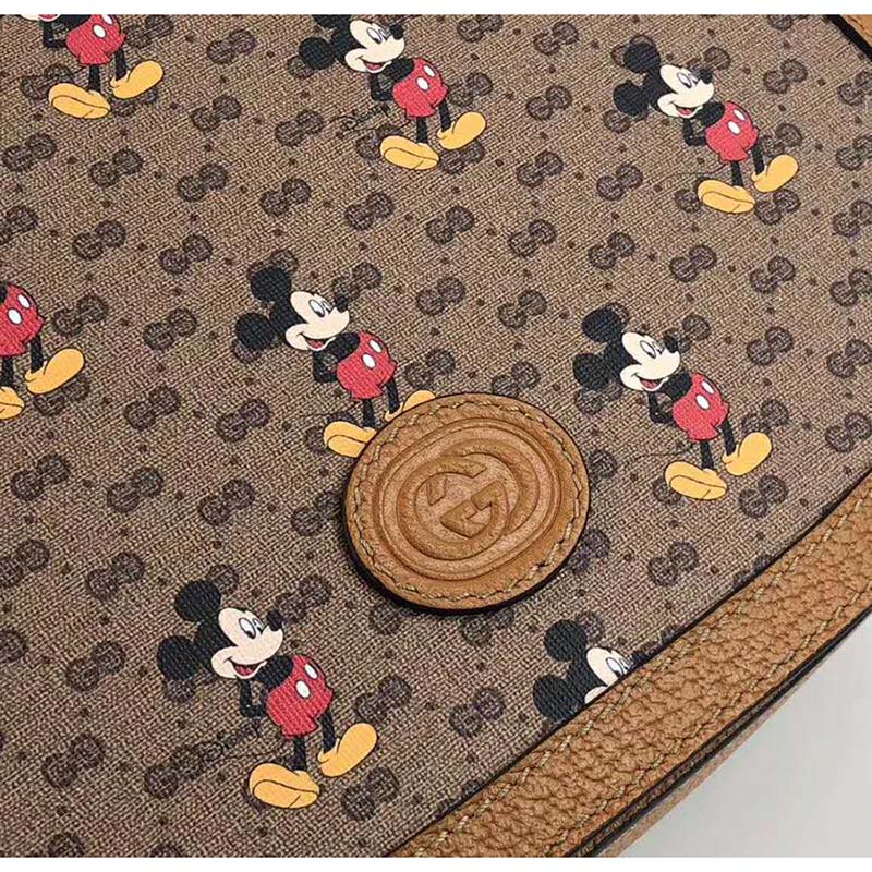 G*u*i gg women disney x G*u*i small shoulder bag gg supreme canvas