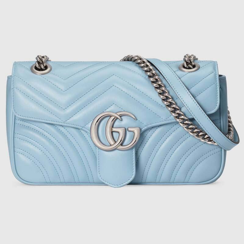 G*u*i gg women gg marmont small shoulder bag matelassé chevron
