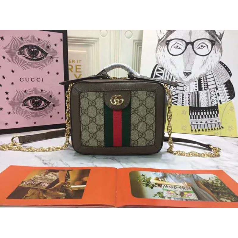 G*u*i gg women ophidia gg mini shoulder bag beige/ebony supreme