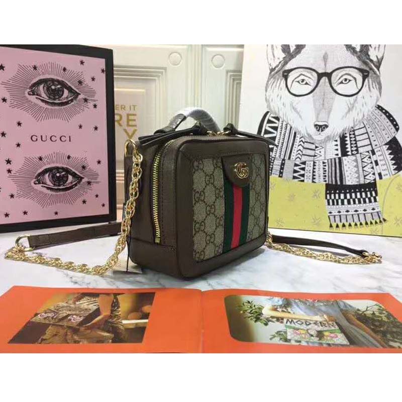 G*u*i gg women ophidia gg mini shoulder bag beige/ebony supreme