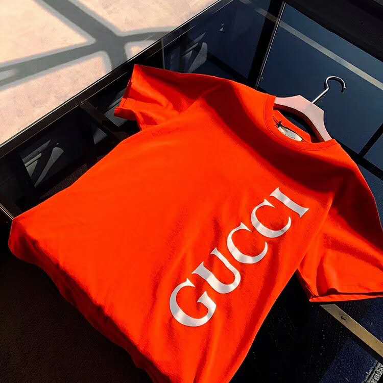 G*u*i gg women G*u*i print oversize t-shirt red cotton
