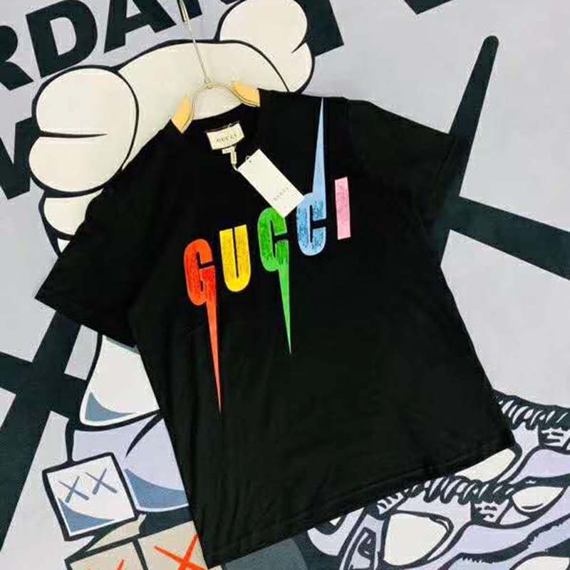 G*u*i gg women oversize t-shirt with G*u*i blade print-black