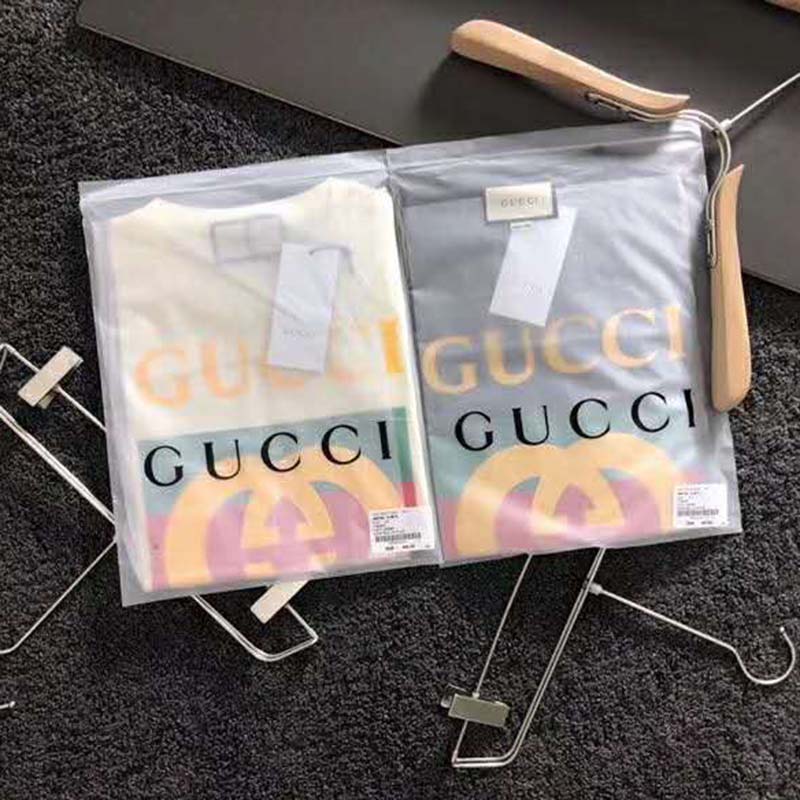 G*u*i gg women oversize t-shirt with G*u*i logo-white