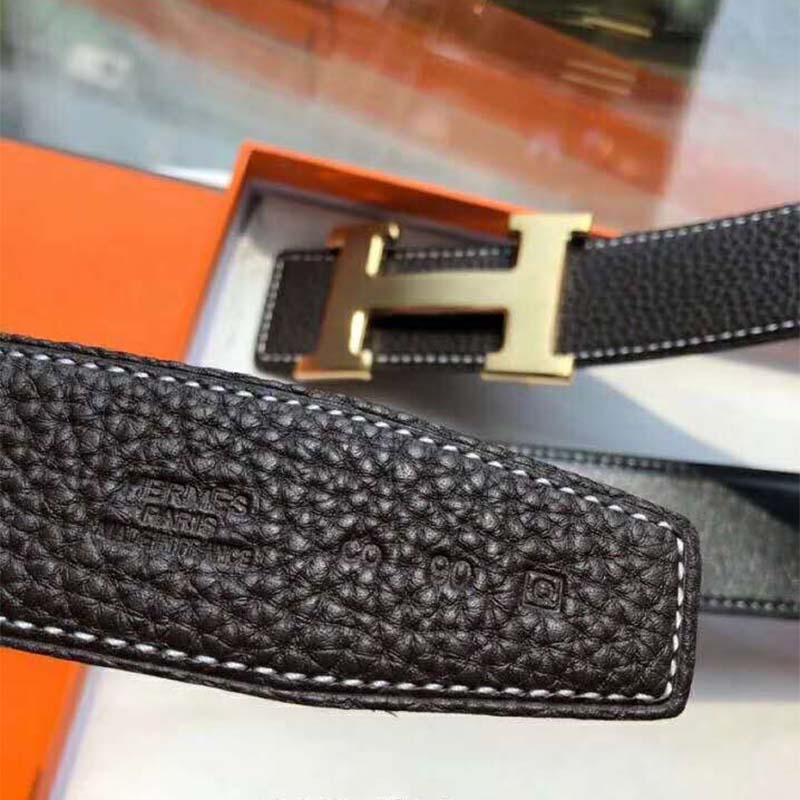 Hermes Men Quizz Buckle & Reversible Leather Strap 32 mm