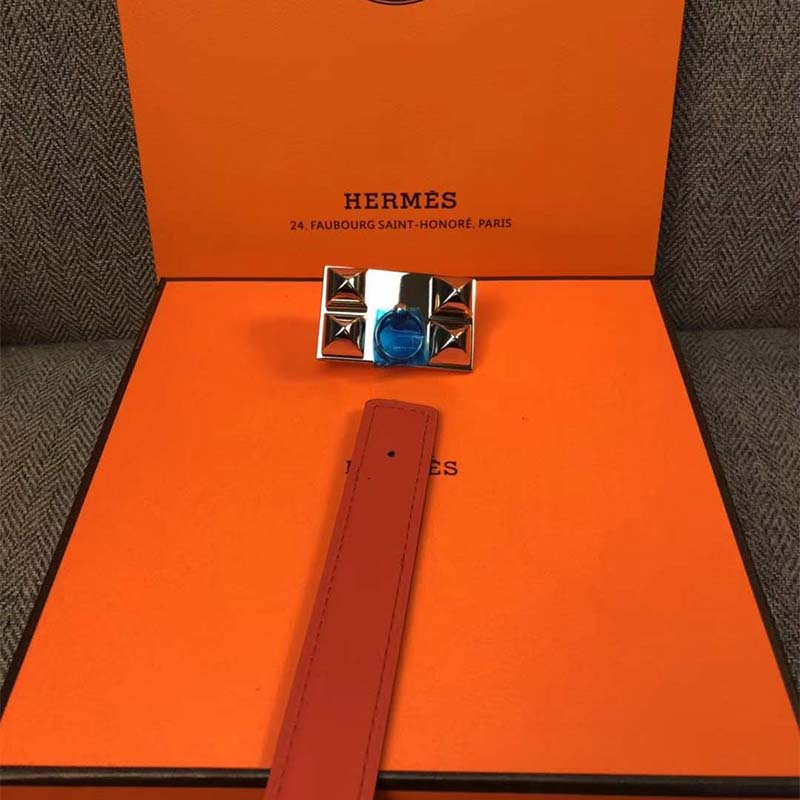 Hermes Women Collier De Chien Belt Buckle & Reversible Leather Strap 24 mm