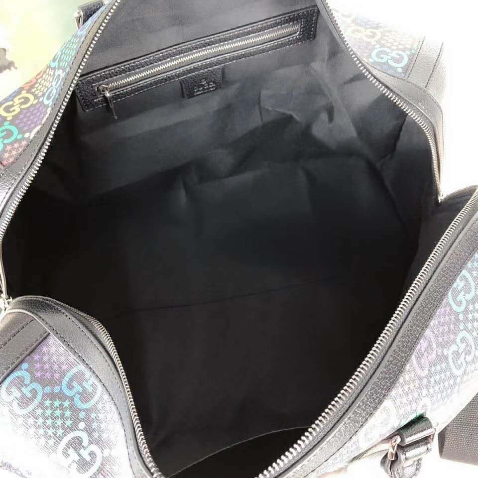 G*u*i gg unisex medium gg psychedelic carry-on duffle-black