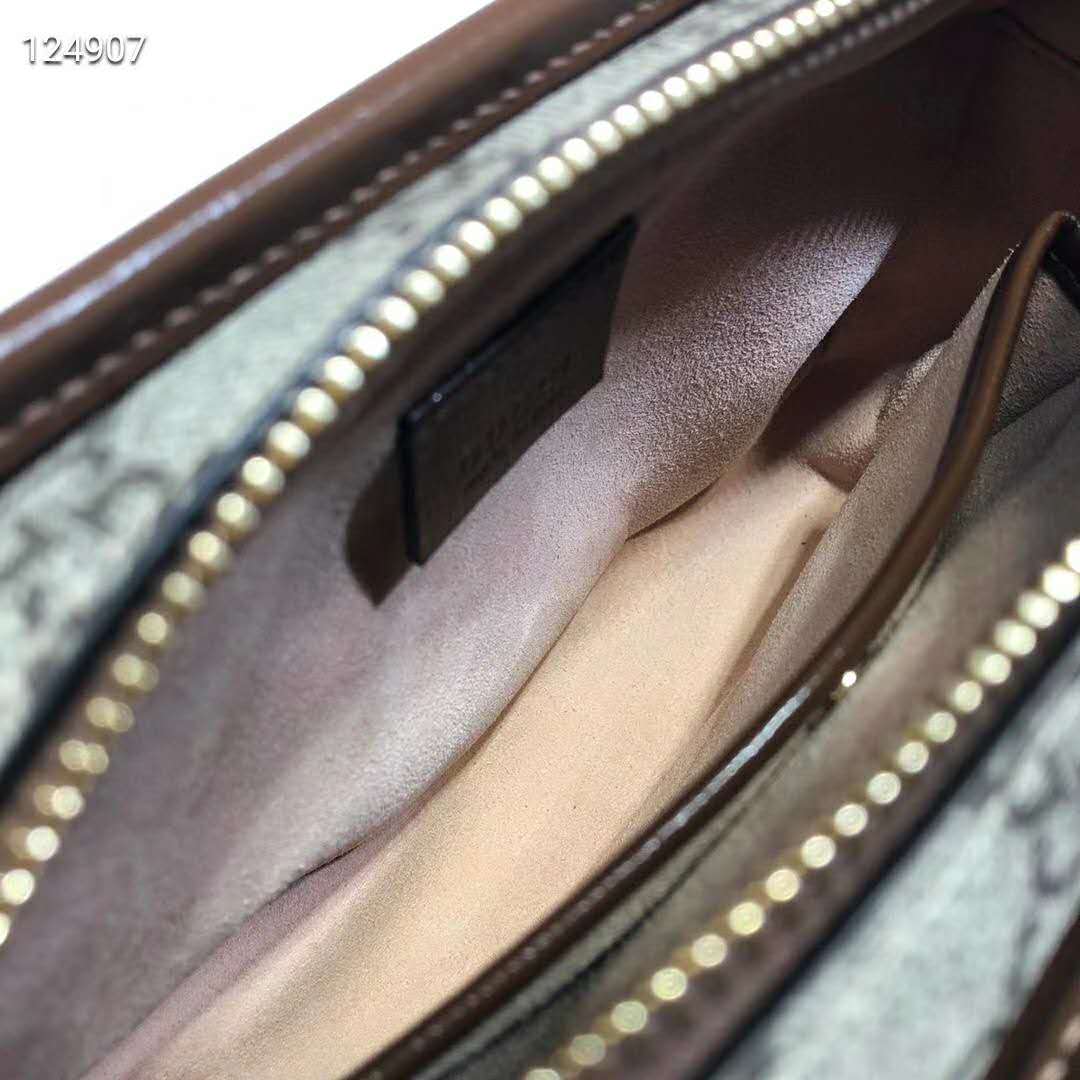G*u*i gg unisex gg travel pouch with interlocking g-beige