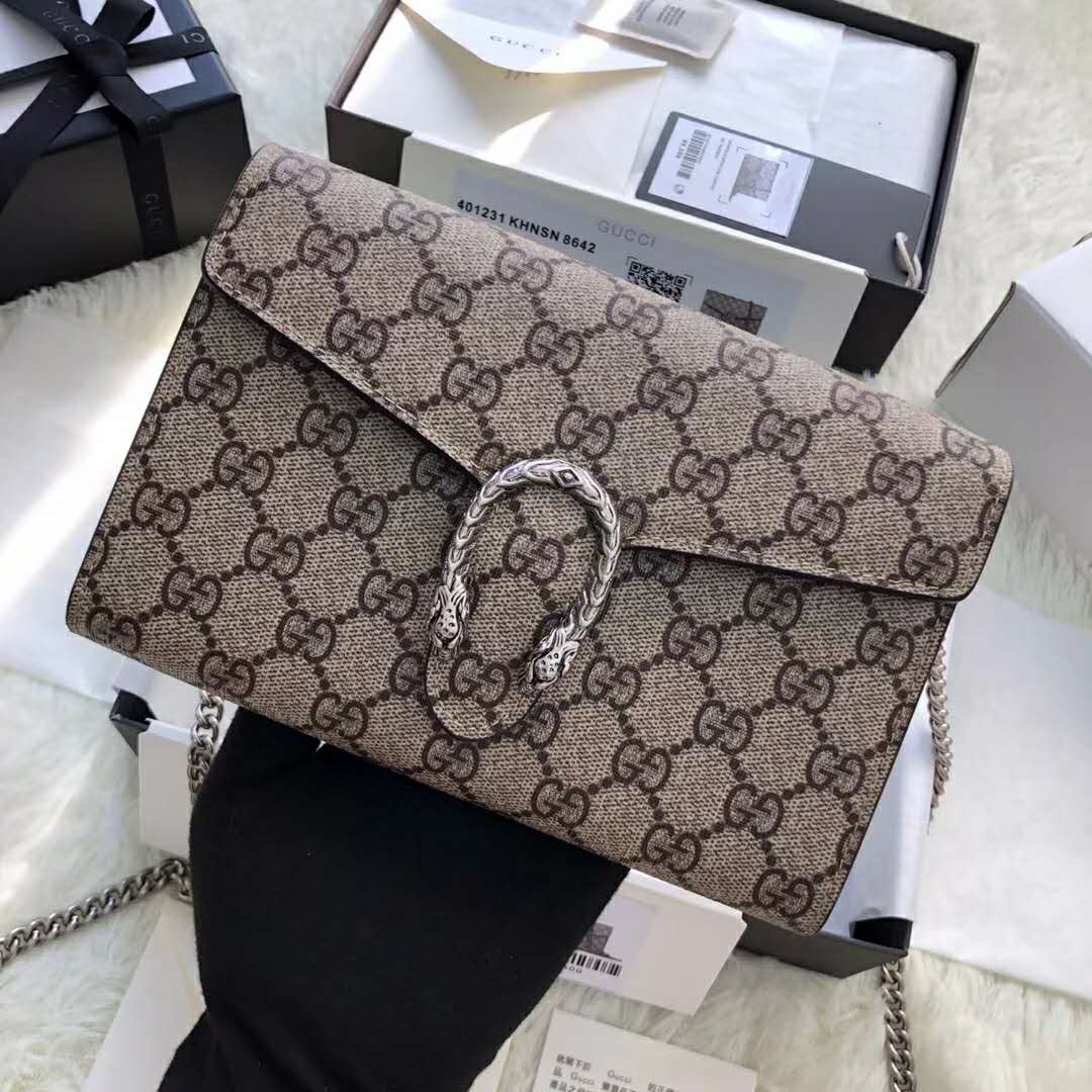 G*u*i gg women dionysus super mini leather bag gg supreme canvas