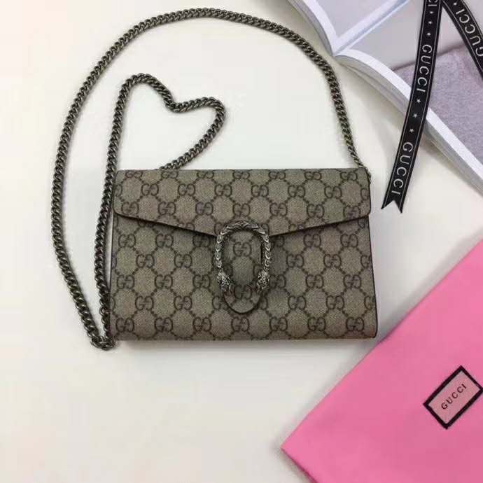 G*u*i gg women dionysus super mini leather bag gg supreme canvas