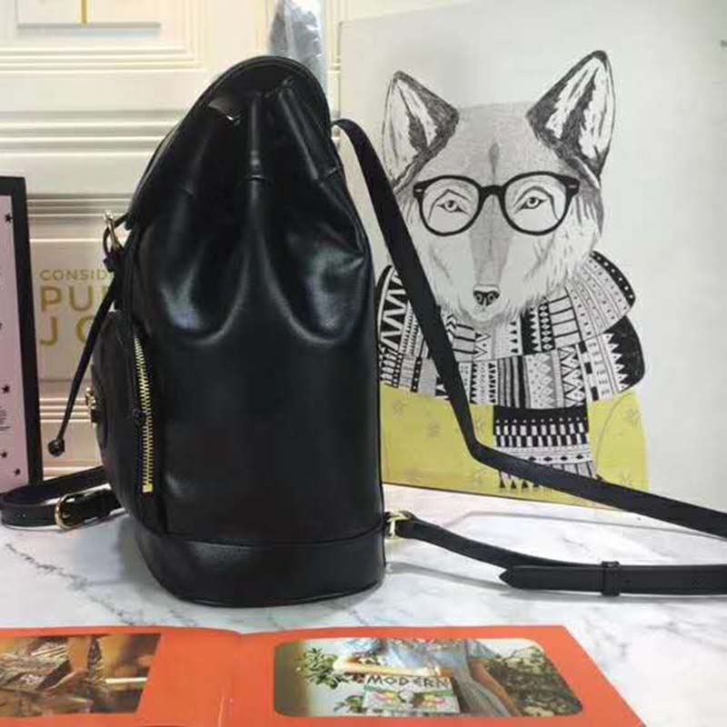 G*u*i women gg G*u*i horsebit 1955 backpack in black leather