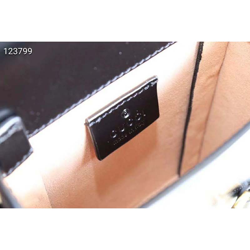 G*u*i gg unisex G*u*i horsebit 1955 mini bag black leather