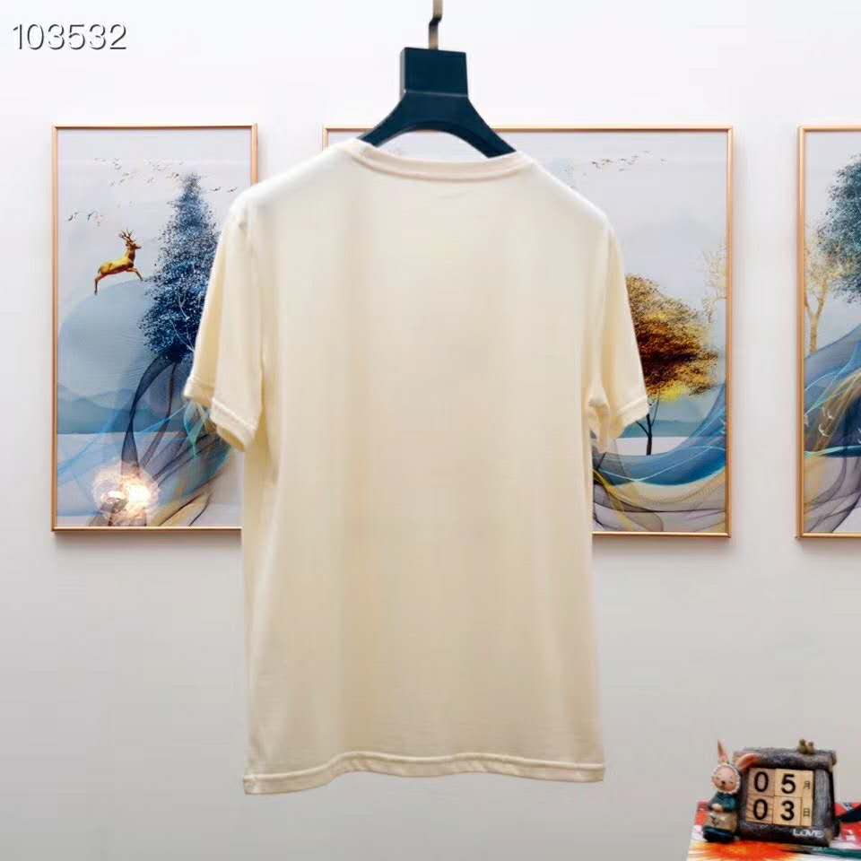 G*u*i men disney x G*u*i oversize t-shirt white organic cotton jersey