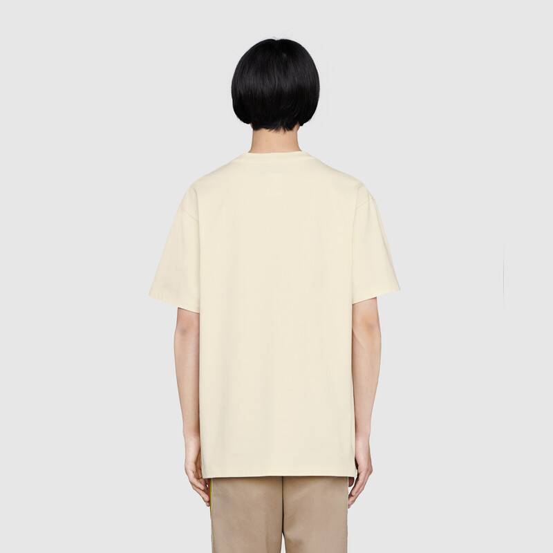 G*u*i men disney x G*u*i oversize t-shirt white organic cotton jersey