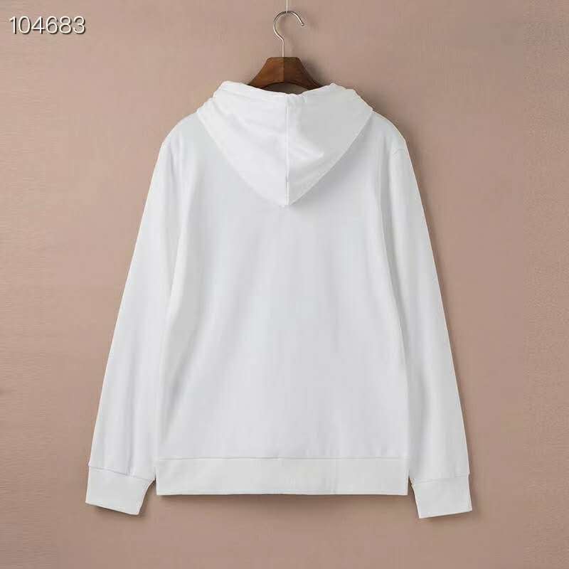 G*u*i women hooded dress with gg apple print white organic cotton jersey