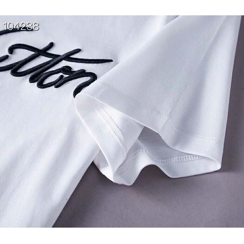 Louis Vuitton LV Men Pont Neuf Signature Print & Embroidery T-Shirt