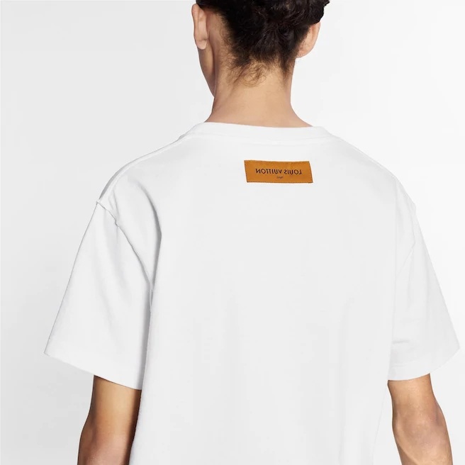 Louis Vuitton LV Men Pont Neuf Signature Print & Embroidery T-Shirt