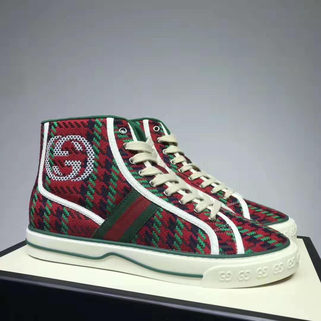 G*u*i gg unisex G*u*i tennis 1977 high-top sneaker interlocking g 2 cm heel