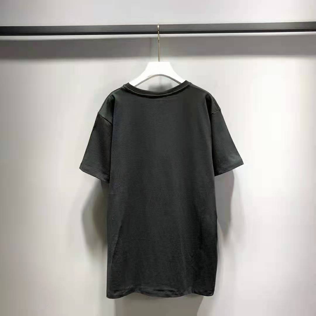 G*u*i women G*u*i prodige d’amour print t-shirt cotton crewneck oversize fit-black