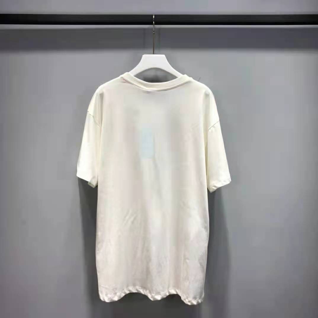 G*u*i men disney x G*u*i donald duck t-shirt cotton jersey crewneck oversize fit-white