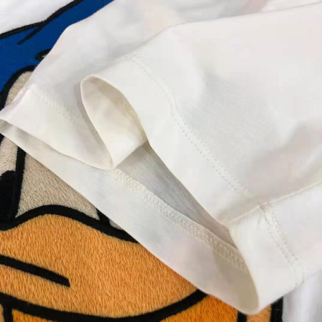 G*u*i men disney x G*u*i donald duck t-shirt cotton jersey crewneck oversize fit-white