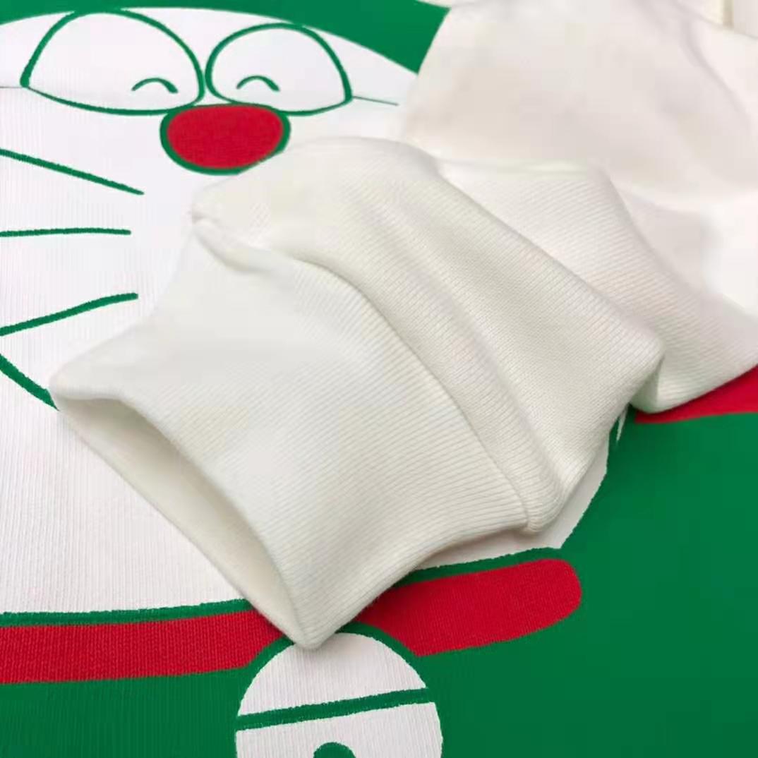 G*u*i women doraemon x G*u*i cotton sweatshirt cotton jersey crewneck oversized fit