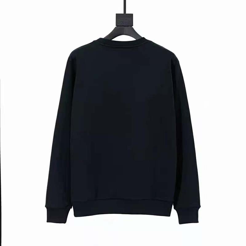 G*u*i men G*u*i ‘mad cookies’ print sweatshirt cotton crewneck slim fit-black