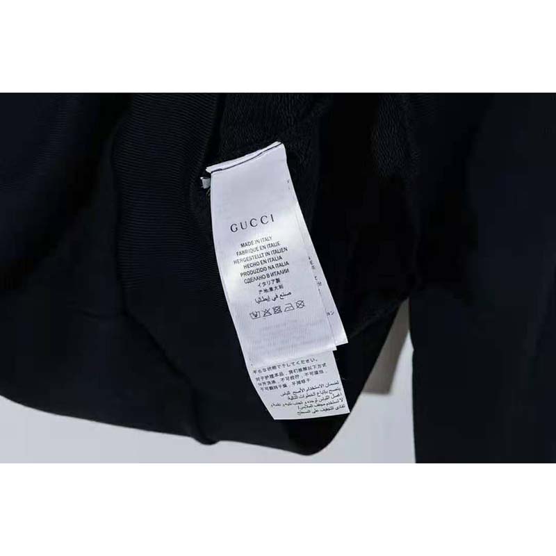 G*u*i men G*u*i ‘mad cookies’ print sweatshirt cotton crewneck slim fit-black