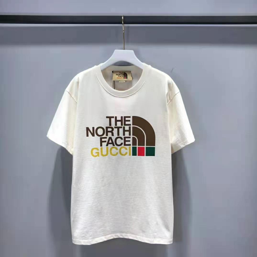 G*u*i women the north face x G*u*i cotton t-shirt crewneck jersey oversize fit