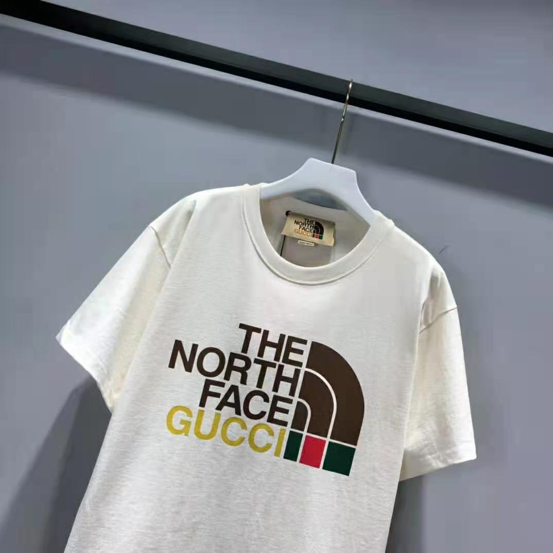G*u*i women the north face x G*u*i cotton t-shirt crewneck jersey oversize fit