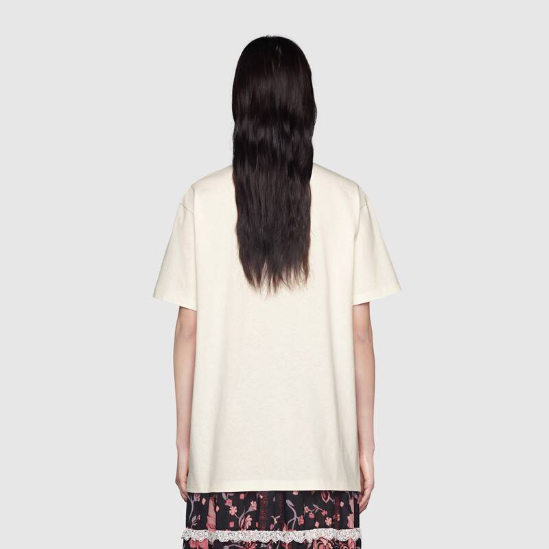 G*u*i women the north face x G*u*i cotton t-shirt crewneck jersey oversize fit