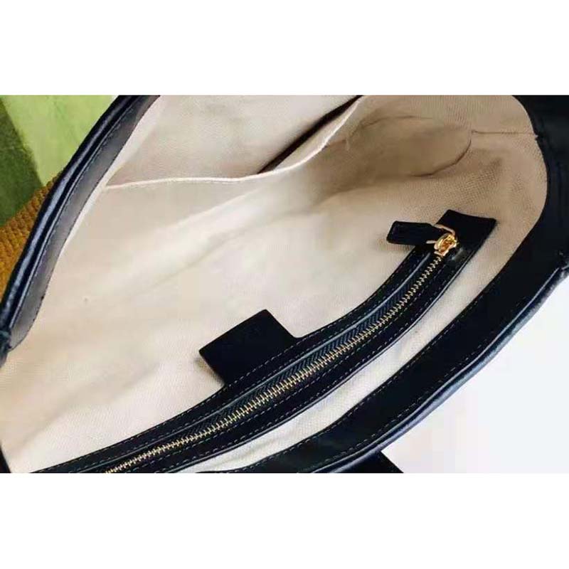 G*u*i gg women jackie 1961 small shoulder bag camel straw effect fabric blue leather