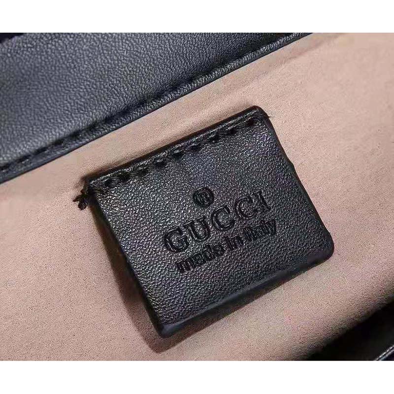 G*u*i gg women padlock mini bag beige and ebony gg supreme canvas with black leather