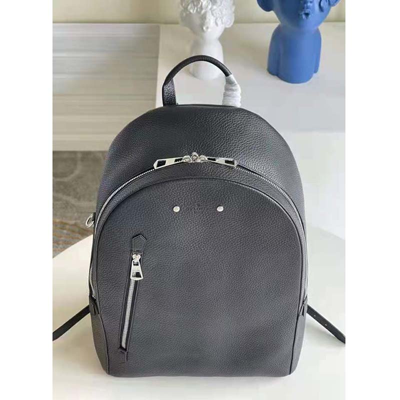 Louis Vuitton LV Unisex Armand Backpack Exterior Taurillon Cowhide Leather