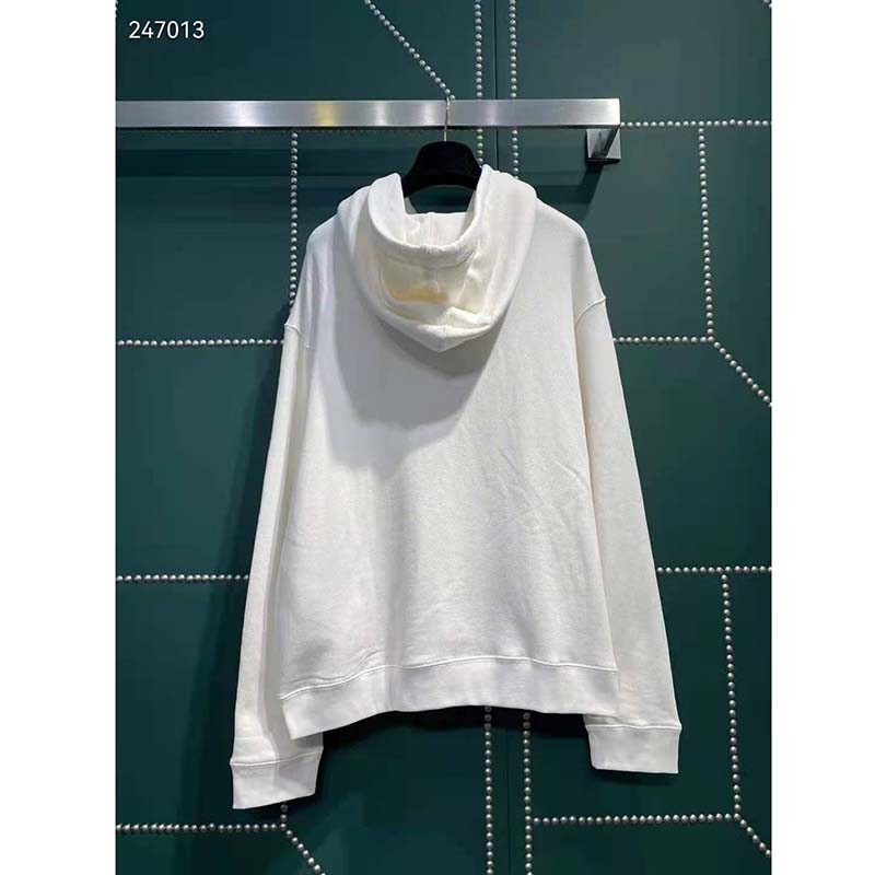 G*u*i gg men strawberry G*u*i cotton sweatshirt fixed hood oversize fit